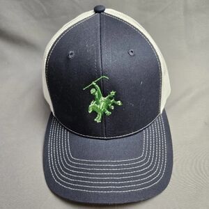 Fahrenheit Black and White Cap with Green Logo